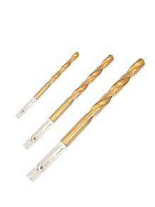 13pcs Titanium Drill Bit Set - High Speed Steel Twist Drill Bit With Quick Change Hex Shank - 1/16-1/4, Suitable For Drilling Wood, Plastic, Aluminum Alloy Metal, Etc.,Tool Accessories