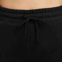 Nike Pantalones jogger casuales al aire libre de cintura media con cordón de Nike, mujer, negro, FB8331-010