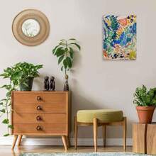 1pc/Frame Matisse Retro Abstract Painting Wall Art, Matisse Exhibition Art, Landscape Wall Art Canvas Prints, Watercolor Wall Art Posters, Matisse Poster, Matisse Wall Art, Matisse Garden, Wall Decor