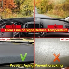 適用於Fit For Jazz For MK2 2008 2009 2010 2011 2012 2013 For GE6 GE7 GE8 GE9汽車儀表板防曬蓋墊配件 - 均碼 - 查看 7