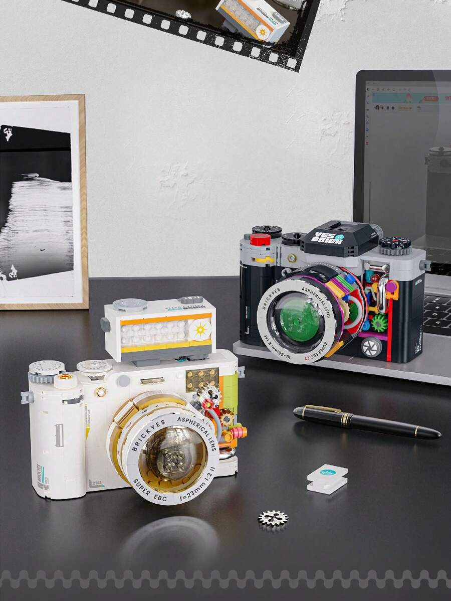 WLtoys Building Blocks Camera, DIY STEM Toys, Building Construction Brick Set Best Gift For Adult Teens Kids Collectible Model Digital Room Decoration - Multicolor - View 1