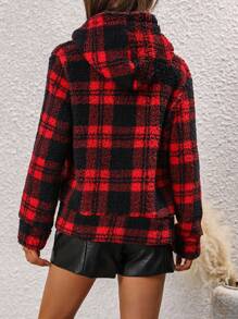 Women Winter Coats - 紅色 - 查看 5