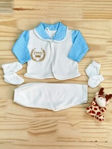 Baby Girls Sets - Màu xanh lam - Xem 2