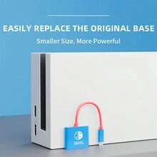 SWITCH Hub, Tương thích với Switch Type-C Hub, Switch Dock Tương thích với Switch, Đế sạc TV di động có cổng PD Bộ đế thay thế Bộ chuyển đổi Type C sang TV Tương thích với Apple Laptop Pro Air, Đỏ Xanh, Đế cắm 2 trong 1 - Màu xanh lam - Xem 9