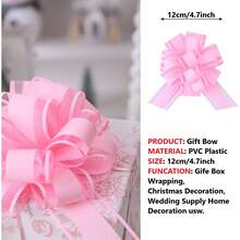 Miliocry 1pc Pull Bow,4.7 Inch Gift Bows Present Wrapping Pull Bow With Ribbon For Wedding Party Decoration Gift Baskets - Multicolor - View 5