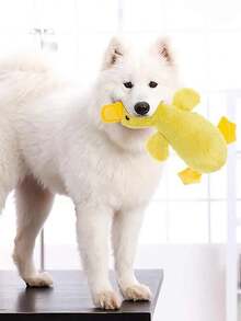 1pc Đồ chơi nhồi bông cho chó Đồ chơi âm thanh cho chó con Đồ chơi vịt cho chó nhỏ vừa lớn Đồ chơi tương tác kêu cót két huấn luyện chó con Đồ chơi nhai Đồ dùng cho thú cưng - Màu xanh lam - Xem 6
