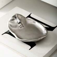 1 套 Ins 风格陶瓷咖啡杯碟（小容量 95 毫升）抽象艺术设计创意个性化脸形浓缩咖啡茶杯，适合日常使用学校用品返校 - 彩色 - 查看 6