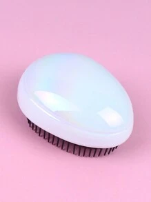 Kommen Peine portátil antiestrés con forma de huevo, lindo peine para niños, cepillo de pelo, peine, herramientas para el cabello, productos y accesorios para el cabello para peluquería, salón de belleza, artículos esenciales de viaje, regreso a la escuela, artículos esenciales de viaje y vacaciones, accesorios para el cabello para mujeres