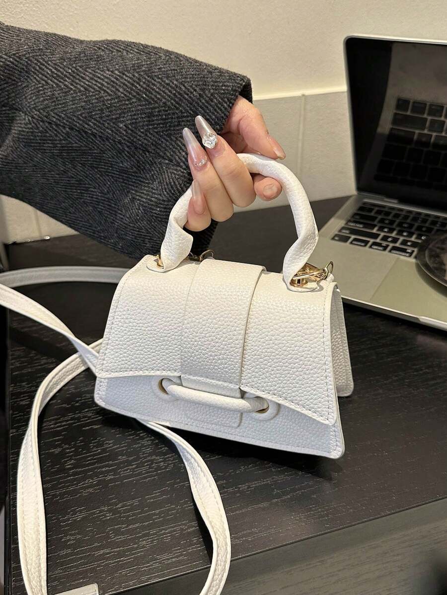 2025 New Women's PU Niche Crossbody Bag, Shoulder Handbag, High-End Crossbody Bag; 2025 New Summer Y2K Style Niche Mini Chain Bag
