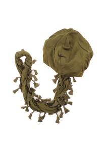 Sombrero divertido para hombres con barba trenzada, doble turbante, borla en el borde y cola de trenza para el cuidado del pelo - Multicolor - Ver 18