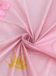 1 Peça/3 Peças 220*130cm Toalha de Mesa Plástica Descartável com Estampa de Flor e Borboleta Rosa, Festa Temática, Cobertura de Mesa de Festa de Aniversário, À Prova d'Água e Fácil de Limpar, Volta às Aulas, Dia dos Namorados