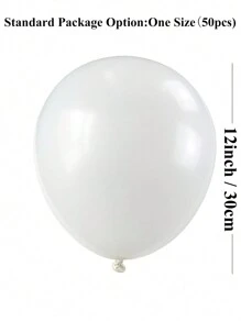 50 pièces de ballons de fête de 12 pouces pour l'anniversaire, la remise des diplômes, la fête de la jungle, la fête "wild one", la décoration de Noël