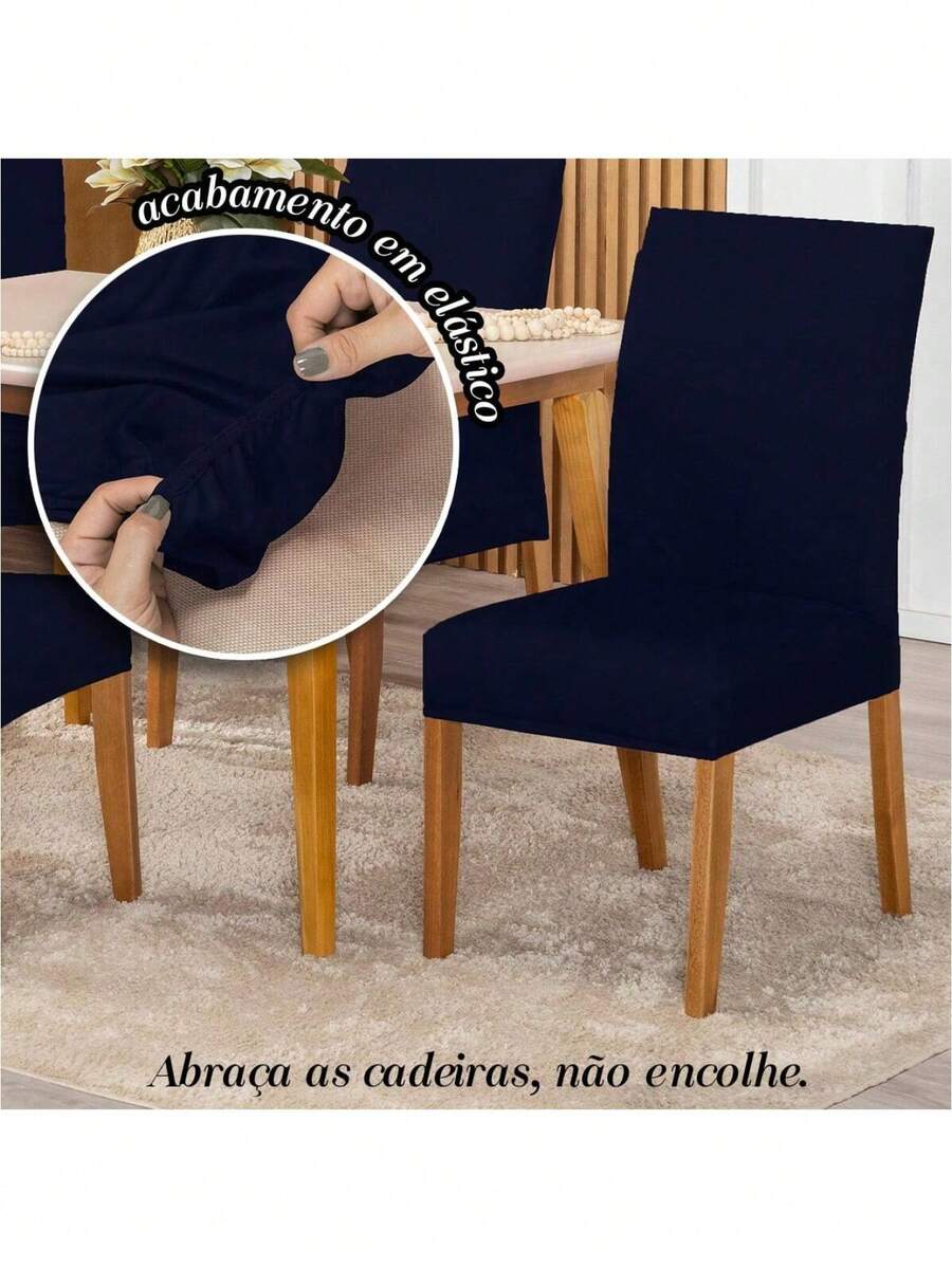 Chair Covers - Navy Blue - View 1