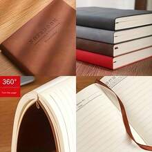 360-Page Large Size Soft Faux Leather Daily Journal Notebook - Premium Plain Ruled Pages, Personalized Dividers, And Stylish Cover - Perfect Gifts For Men And Women For Work, Study, And Personal Use - Multicolor - View 11