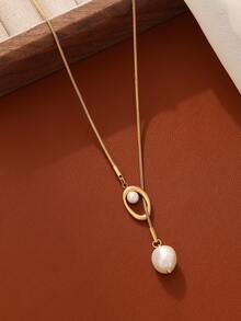 Fashionable Designer Heavy Duty Butterfly & Heart Necklace, Sweatshirt Chain, Sweatshirt Chain - Gold - View 11