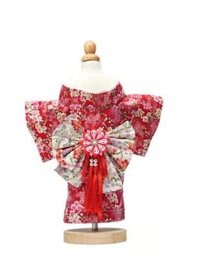 1 件带钩环扣的宠物衣服，春夏设计，适合狗和猫，狗和猫服装，圣诞节，圣诞装饰