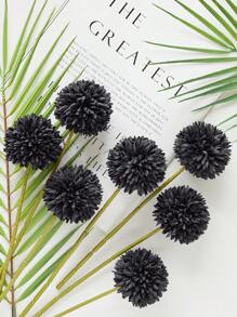 8/16pcs Artificial Chrysanthemum, Dandelion, Hydrangea Flower Bouquet, Suitable As Gift For Friends, Brides, Wedding Decoration, Home, Office, Cafe, Party - Black - View 9
