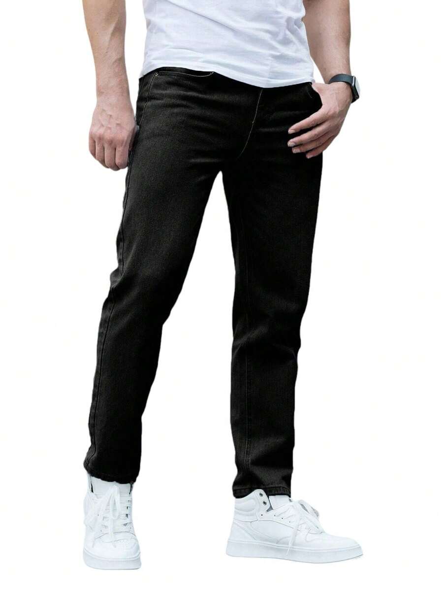 Men Pants - Black - View 1