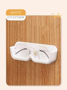 1入簡約時尚牆掛式眼鏡收納展示架,塑料眼鏡展示盒,家庭節省空間收納組織器,適用於臥室、辦公桌、梳妝台、客房、宿舍、牆掛式收納盒、小型浮動置物架,無需打孔的眼鏡牆展架,高檔太陽眼鏡收納架,美容沙龍裝飾,家居裝飾,廚房配件,浴室裝飾,臥室裝飾,牆掛式眼鏡收納盒 - 無色 - 查看 7