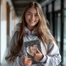 1入組，定制個性化照片橫線閃粉筆記本，可摺疊帶片閃粉日記筆記本，個性化書寫紙筆記本，可以作為朋友、家人和同事的好禮物，適合家庭、辦公室、學校、旅行等場合使用。（深金色） - 暗金色 - 查看 10