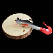 Fishing Lures Soft Plastic Lures For Bass Jig Head Soft Swimbait Lifelike Plastic Baits Tackle Kit For Saltwater And Freshwater