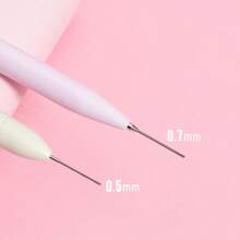 10/5/2 件，莫兰迪色自动铅笔套装，0.5MM/0.7MM 铅笔，简约纯色，带橡皮擦的铅笔，适合学生和办公室使用的塑料自动铅笔，学生铅笔办公用品返校 - 彩色 - 查看 4