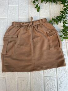 Young Girls Skirts - 摩卡棕 - 查看 2