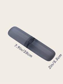 1pc Portable Travel Toothbrush Storage Container Box Light Gargle Cup Toothbrush Carrying Box Toothbrush Travel Containers For Trip Home School Business Camping For Essentials On The Go! - Multicolor - View 5