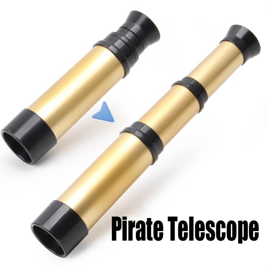 1pc Pirate Telescope Toy, HD Magnifying Glass Prop - Multicolor - View 1