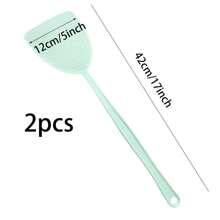 مصيدة الذباب اليدوية 3 قطع / 2 قطع / 1 قطعة، قاتل الحشرات المنزلية و الحشرات في السكن الجامعي ، مقبض طويل متين ، لا يسهل كسره