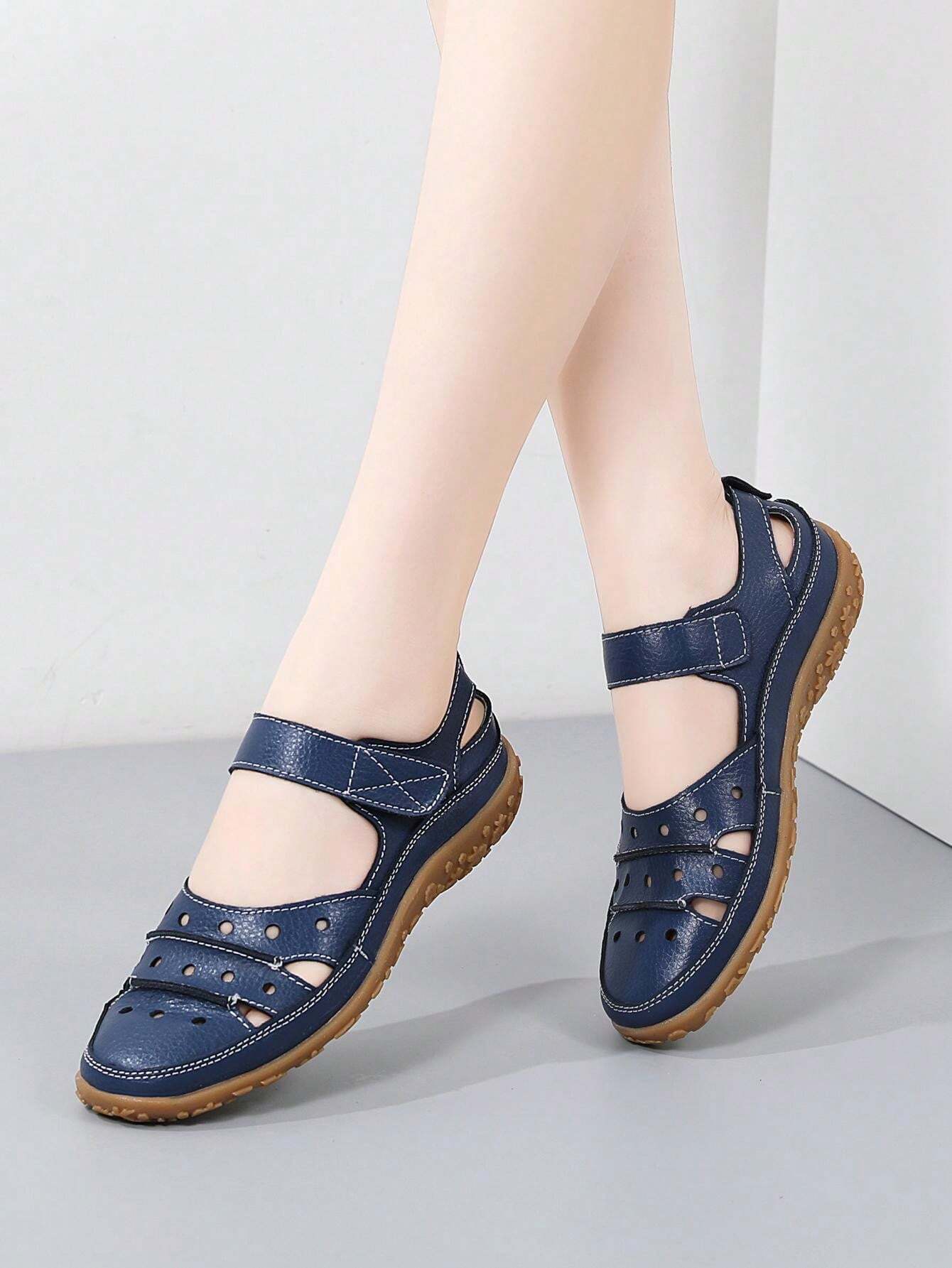 Sandali Donna Mary Jane Con Punta Chiusa - Piatti, Vintage, In Camoscio, Comodi Per Estate E Spiaggia - Foto 2