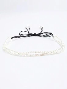 1 件女士波西米亚风蜡绳镂空手工编织装饰连衣裙腰带夏季，学校 - A - 查看 6