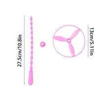 3pcs Randomly Colored Manual , Bamboo Dragonfly Outdoor Game Toy, Reward Gift. - Multicolor - View 6