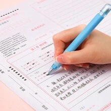 Bộ 6 văn phòng phẩm dành cho kỳ thi dành cho học sinh bao gồm bút chì, tẩy, thước kẻ, bộ đáp án bài kiểm tra, bộ văn phòng phẩm hoạt hình, bút chì xinh xắn, quà tặng lễ hội cho đồ dùng học tập - Nhiều màu - Xem 8