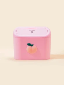 1pc Car Trash Can Storage Box Hanging Car Trash Bin - Multicolor - View 8