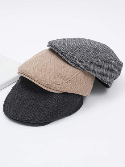 1pc Vintage Unisex Baby/Toddler Beret Hat, Lightweight Chinese-Style Newsboy Cap, Spring Summer