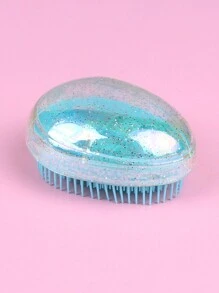 Kommen Peine portátil antiestrés con forma de huevo, lindo peine para niños, cepillo de pelo, peine, herramientas para el cabello, productos y accesorios para el cabello para peluquería, salón de belleza, artículos esenciales de viaje, regreso a la escuela, artículos esenciales de viaje y vacaciones, accesorios para el cabello para mujeres