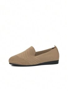 Women's Comfortable Breathable Slip-On Flat Casual Sport Shoes, Latest Design, Non-Slip Outsole
