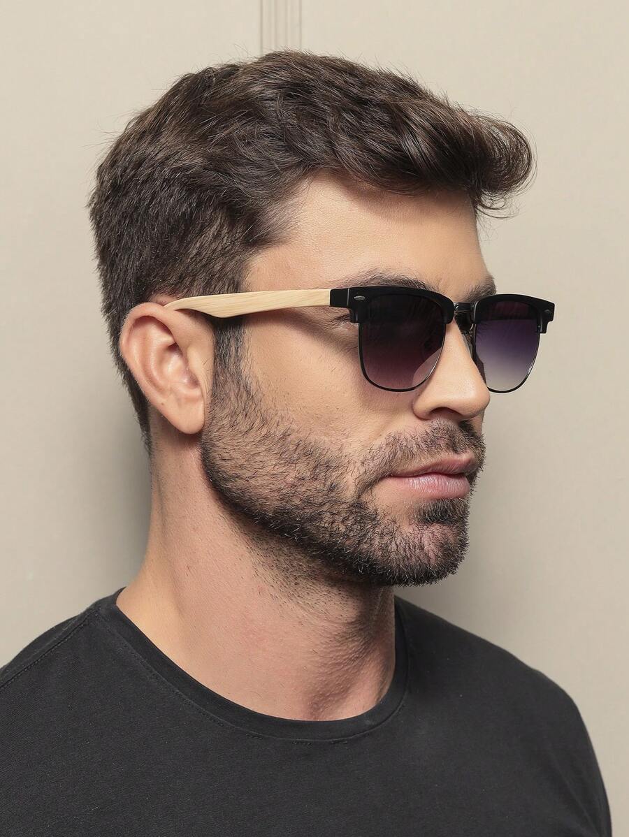 Men Fashion Glasses - 米色級 - 查看 1