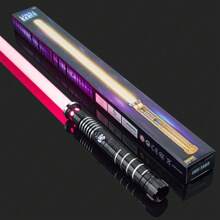 Light Up Saber 15 Colors Change 2 In 1 Metal Light Sword RGB Light Sword Toy - Vibration, Hitting Sound, Breathing Light Effects - Perfect Gift For Boys With Durable Metal Construction Lightsabers - 2件黑色 - 查看 5