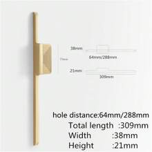 1入組銅色刷紋櫥柜把手，鋅合金珍珠灰色櫥櫃拉手，家具衣櫃門把手，廚房家具手柄硬體