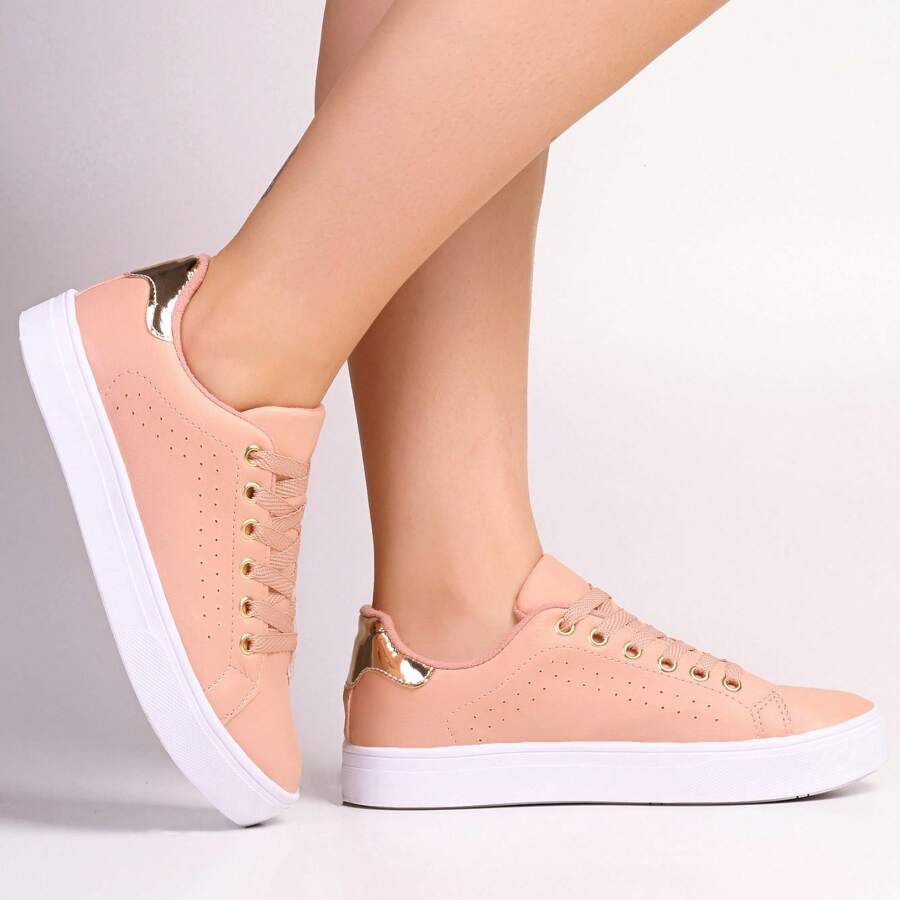 Women Casual Shoes - 乾枯玫瑰色 - 查看 1