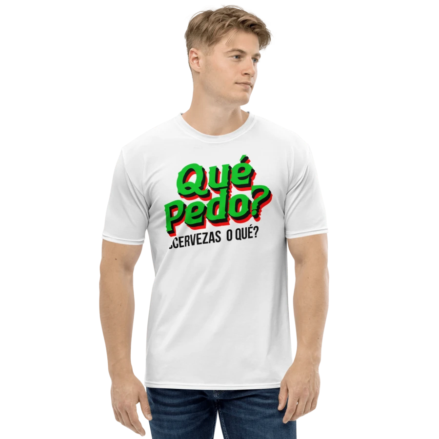 Playera Fiesta. Que onda. Unas Chelas o Que? Aesthetic. Regalo. Outfit. Estilo. - Blanco - Ver 1