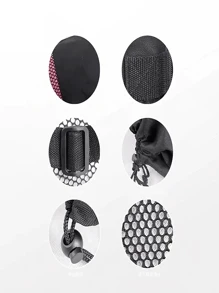 1 Stück Yogamatte-Aufbewahrungstasche mit breitem Zugband aus Mesh (Yogamatte nicht enthalten)