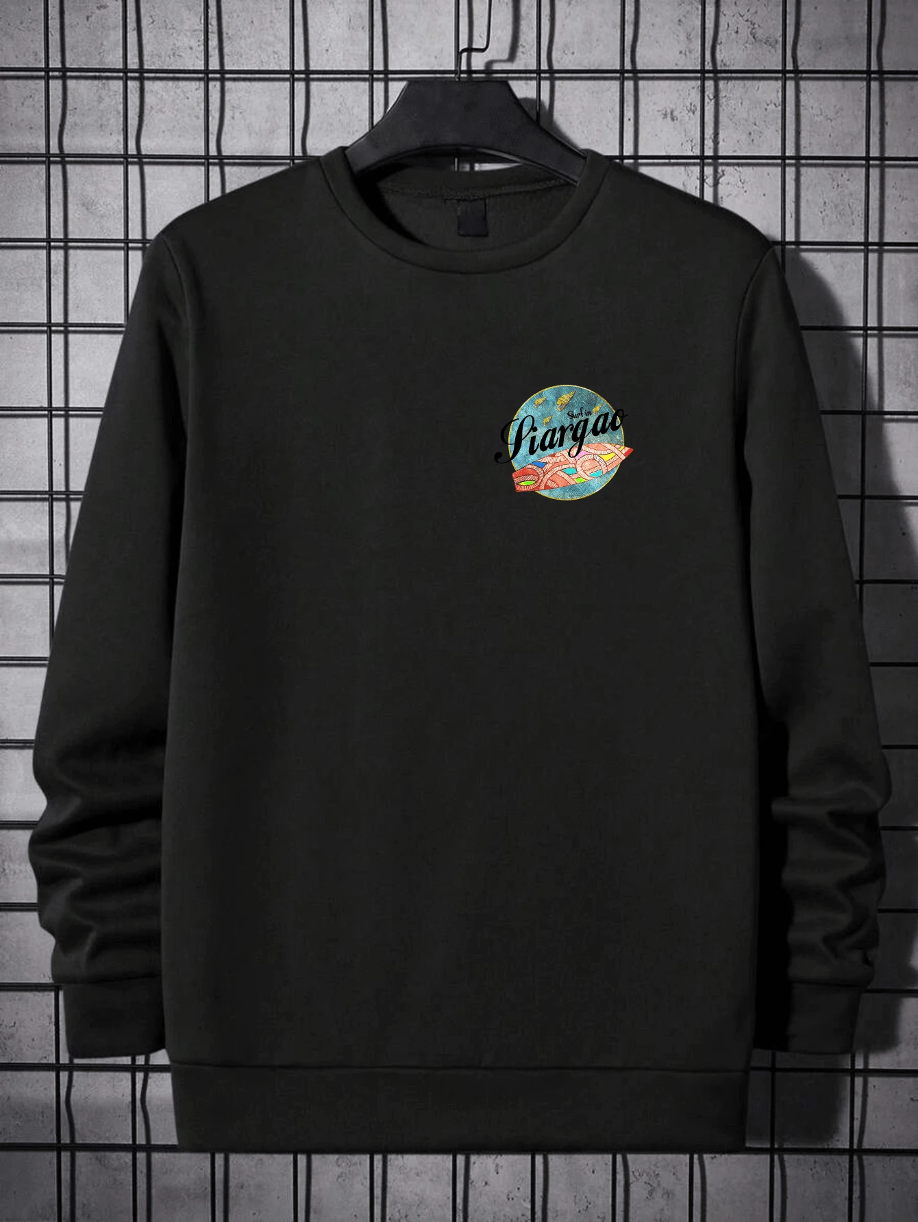 Men Sweatshirts - 黑色 - 查看 1