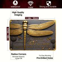1 pieza Letrero de metal vintage (20 x 30 cm) - Impresión plana 2D en estilo rústico para decoración del hogar y oficina, póster de placa de hierro duradera con tema de bar - Ideal para granja, baño, jardín o suministros para fiestas, estilo de agujero aleatorio - multicolores 5 - Ver 2
