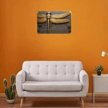 1 pieza Letrero de metal vintage (20 x 30 cm) - Impresión plana 2D en estilo rústico para decoración del hogar y oficina, póster de placa de hierro duradera con tema de bar - Ideal para granja, baño, jardín o suministros para fiestas, estilo de agujero aleatorio - multicolores 5 - Ver 6
