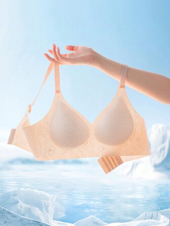 Seamless Bra For Women, Push Up, Anti-Sagging, Fixed Cup, Wire-Free, Thin, Comfortable, Breathable Bra, Lingerie