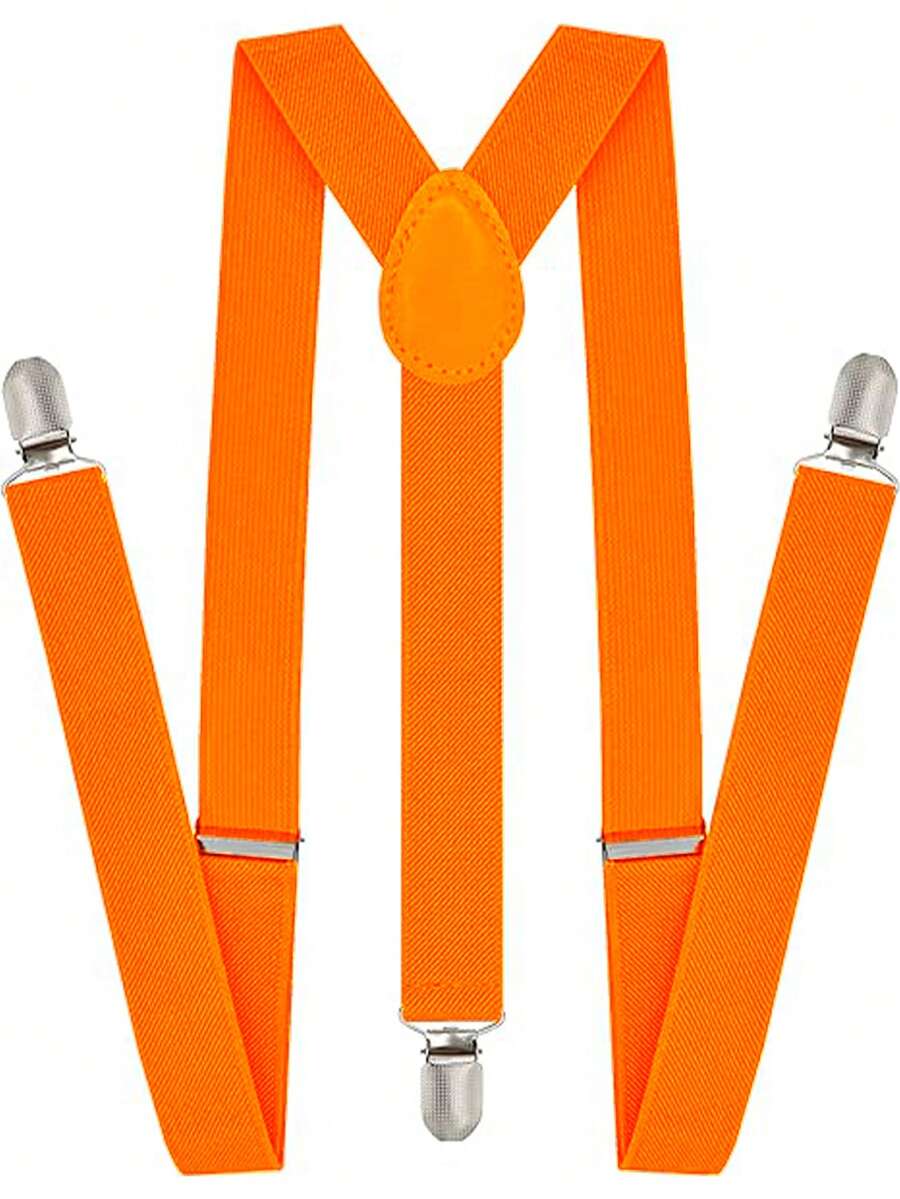 Men's Adjustable YBack Elastic Suspenders, Shirt/Tuxedo Braces For