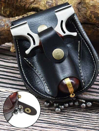 1pc Portable Waist Pack Slingshot Bag, Durable And Practical Multifunctional Slingshot Steel Ball Bag For Outdoor Shooting Training Competition